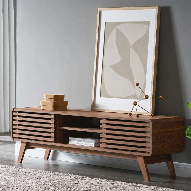 Furnishiaa Solid Sheesham Wood TV Unit for Home - Furnishiaa -  -